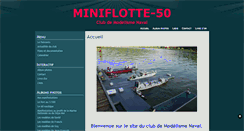 Desktop Screenshot of miniflotte-50-monsite.com